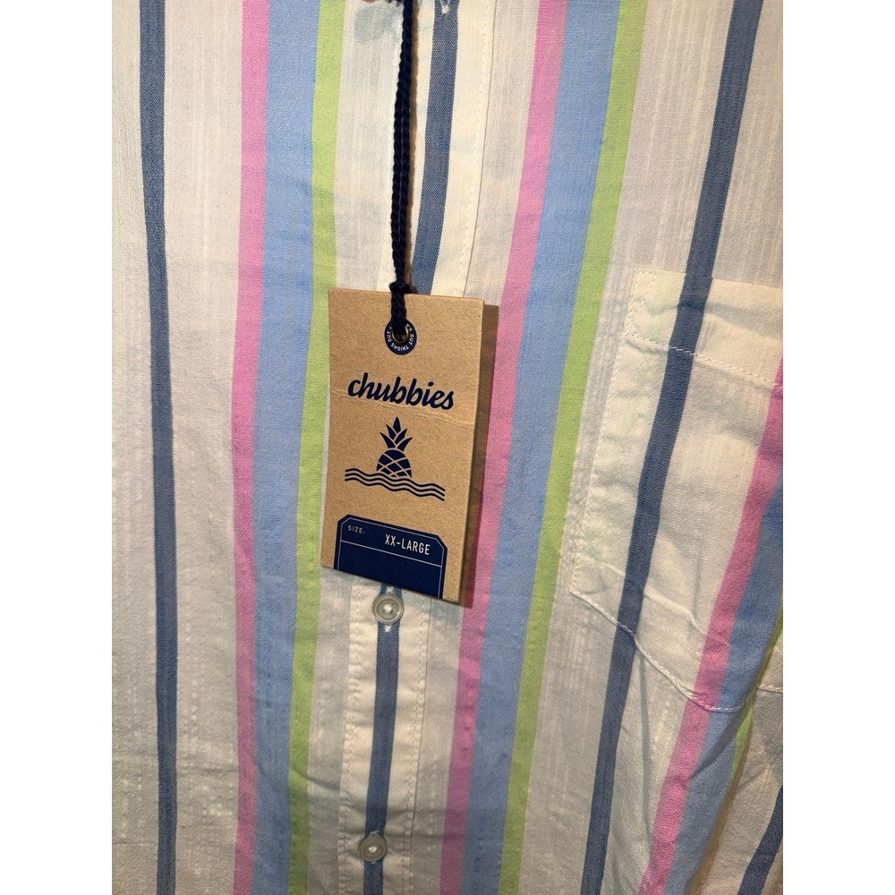 Chubbies Men's Soft Serve Resort Weave Friday Shirt. Size XXL (NWTS) - Picture 2 of 6